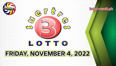 swertres result november 4 2022|Swertres Result Today, November 4, 2022: PCSO 3D Lotto .